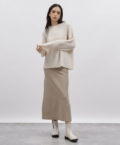 LAKOLE(ラコレ)の「3Gフラッフィ畦プルオーバー / 165935(ニット/セーター・レディース・オフホワイト/ライトグレー/ネイビー/イエロー・SMALL/MEDIUM)」の10枚目の写真