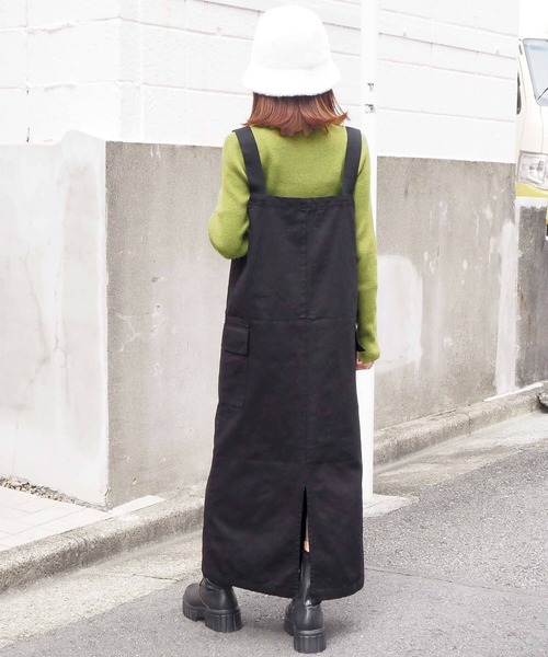 tiptop（ティップトップ）の「ミリタリージャンパースカート（スカート・レディース・カーキ/ブラック/ブラック系その他・FREE）」の8枚目の写真