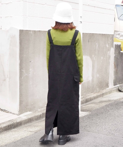 tiptop（ティップトップ）の「ミリタリージャンパースカート（スカート・レディース・カーキ/ブラック/ブラック系その他・FREE）」の9枚目の写真