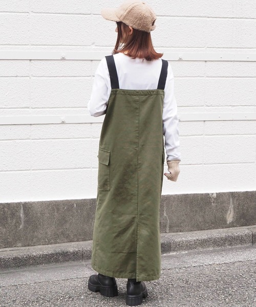 tiptop（ティップトップ）の「ミリタリージャンパースカート（スカート・レディース・カーキ/ブラック/ブラック系その他・FREE）」の15枚目の写真