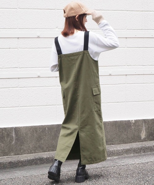 tiptop（ティップトップ）の「ミリタリージャンパースカート（スカート・レディース・カーキ/ブラック/ブラック系その他・FREE）」の17枚目の写真