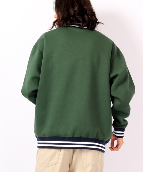 FUNALIVE（ファンアライブ）の「裏起毛ハイネック リブラインスウェット プルオーバー（スウェット・メンズ・グレー/チャコールグレー/グリーン・M/L/XL）」の19枚目の写真