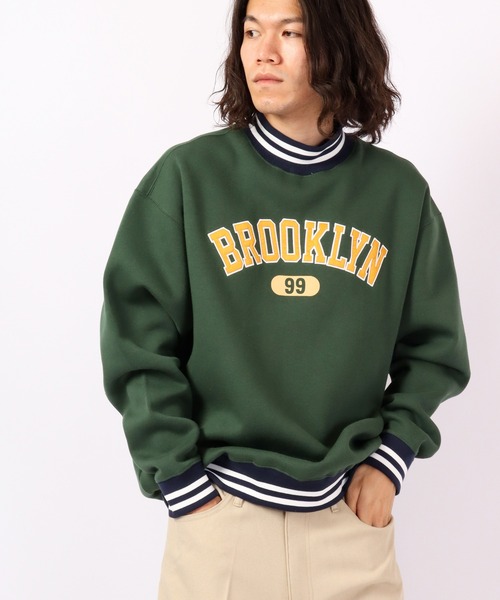 FUNALIVE（ファンアライブ）の「裏起毛ハイネック リブラインスウェット プルオーバー（スウェット・メンズ・グレー/チャコールグレー/グリーン・M/L/XL）」の17枚目の写真