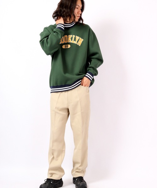 FUNALIVE（ファンアライブ）の「裏起毛ハイネック リブラインスウェット プルオーバー（スウェット・メンズ・グレー/チャコールグレー/グリーン・M/L/XL）」の20枚目の写真