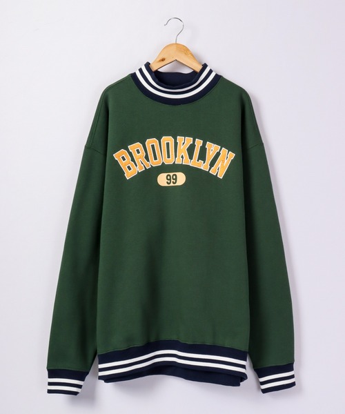 FUNALIVE（ファンアライブ）の「裏起毛ハイネック リブラインスウェット プルオーバー（スウェット・メンズ・グレー/チャコールグレー/グリーン・M/L/XL）」の11枚目の写真