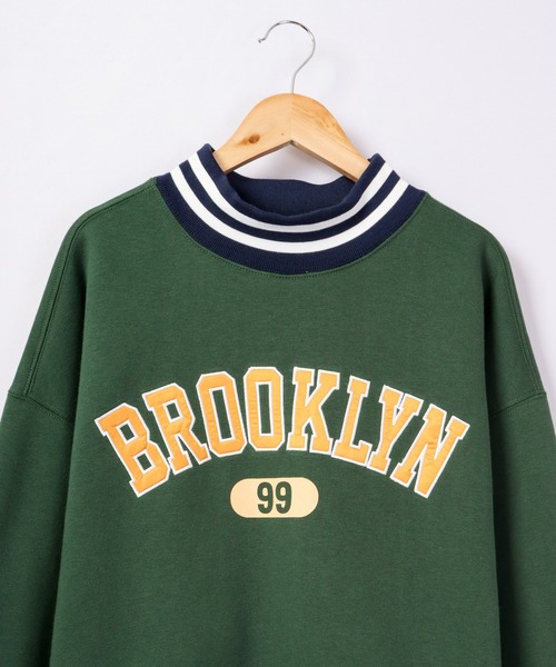 FUNALIVE（ファンアライブ）の「裏起毛ハイネック リブラインスウェット プルオーバー（スウェット・メンズ・グレー/チャコールグレー/グリーン・M/L/XL）」の13枚目の写真