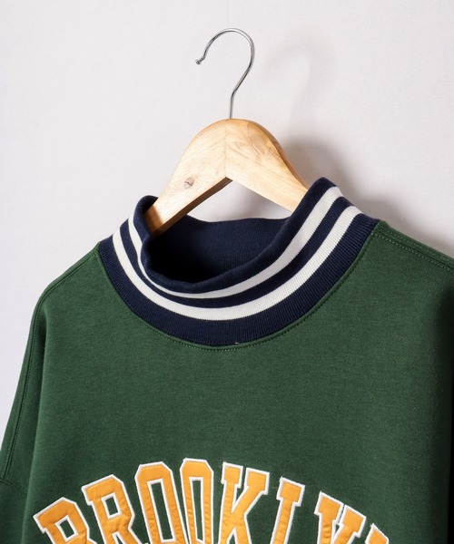 FUNALIVE（ファンアライブ）の「裏起毛ハイネック リブラインスウェット プルオーバー（スウェット・メンズ・グレー/チャコールグレー/グリーン・M/L/XL）」の14枚目の写真