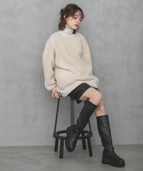 【Ojuuunページ】 JEANASIS（ジーナシス）の「シープボアBIGプルオーバー/173164（T