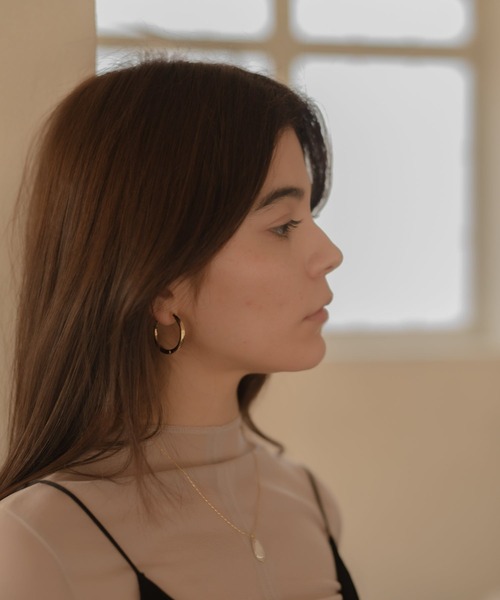 novice(ノーヴィス)の「【novice】Ring Hoop Pierce(ピアス(両耳用)・レディース・シルバー/ゴールド・FREE)」の7枚目の写真