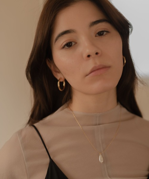 novice(ノーヴィス)の「【novice】Ring Hoop Pierce(ピアス(両耳用)・レディース・シルバー/ゴールド・FREE)」の8枚目の写真