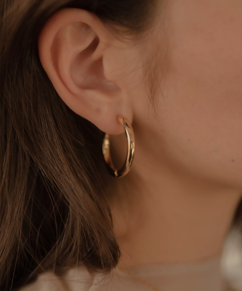 novice(ノーヴィス)の「【novice】Ring Hoop Pierce(ピアス(両耳用)・レディース・シルバー/ゴールド・FREE)」の12枚目の写真