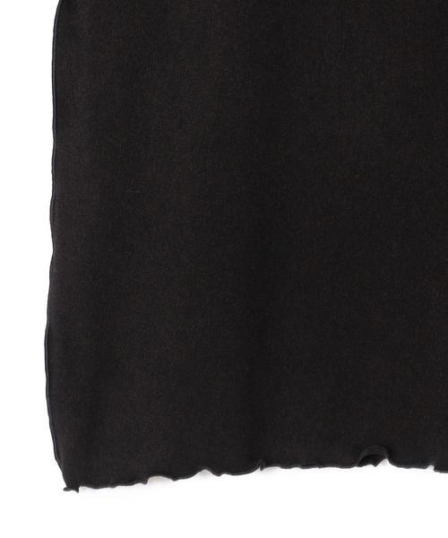 ReNorm（リノーム）の「メロー使いハイネックT（Tシャツ/カットソー・レディース・ブラック/グレー/アイボリー/チャコール・フリー）」の7枚目の写真