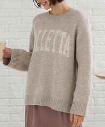 SHOO・LA・RUE | ミックスロゴジャガードニット(ニット/セーター)