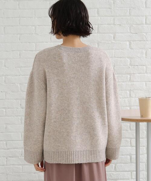 SHOO・LA・RUE(シューラルー)の「◆ミックスロゴジャカードニット(ニット/セーター・レディース・ベージュ系その他7/ライトグレー系4/ブラック系4・00)」の6枚目の写真