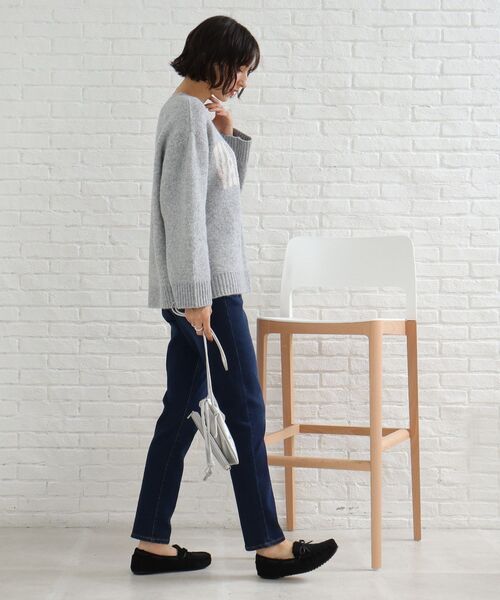 SHOO・LA・RUE(シューラルー)の「◆ミックスロゴジャカードニット(ニット/セーター・レディース・ベージュ系その他7/ライトグレー系4/ブラック系4・00)」の15枚目の写真