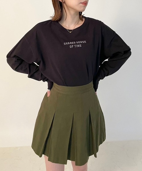 Heather(ヘザー)の「プクロゴロンTEE 173742(Tシャツ/カットソー・レディース・オフホワイト/ベージュ/ブラック・FREE)」の3枚目の写真