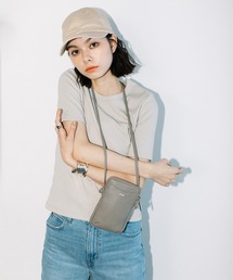 BEAURE ヴュレ NEW カウレザー スマホポーチ