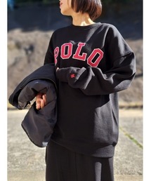 【POLO BCS】ロゴ刺繍スウェット