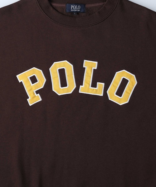 POLO BCS（ポロ ビーシーエス）の「【POLO BCS】ロゴ刺繍スウェット（スウェット・メンズ・ブラック/ブラウン/イエロー・XL/L/M）」の5枚目の写真