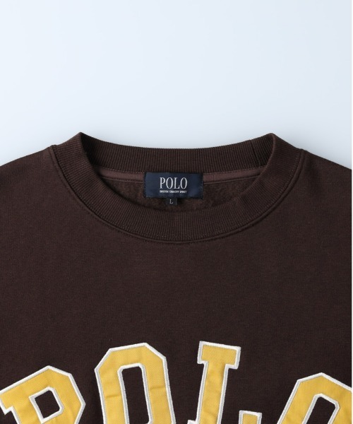 POLO BCS（ポロ ビーシーエス）の「【POLO BCS】ロゴ刺繍スウェット（スウェット・メンズ・ブラック/ブラウン/イエロー・XL/L/M）」の6枚目の写真