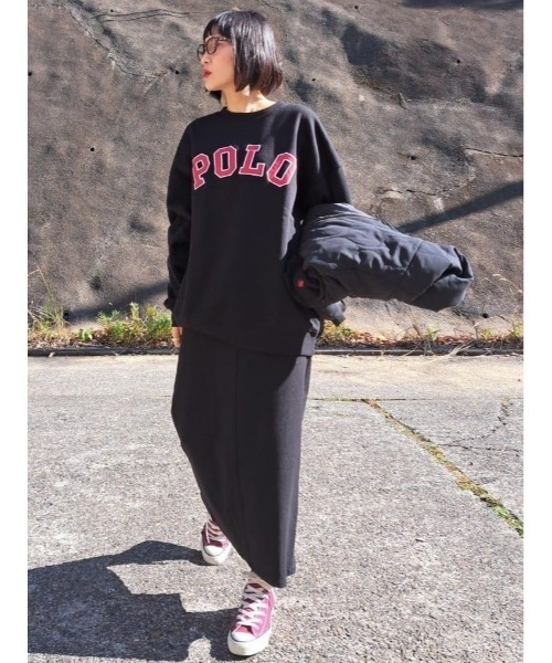 POLO BCS（ポロ ビーシーエス）の「【POLO BCS】ロゴ刺繍スウェット（スウェット・メンズ・ブラック/ブラウン/イエロー・XL/L/M）」の12枚目の写真