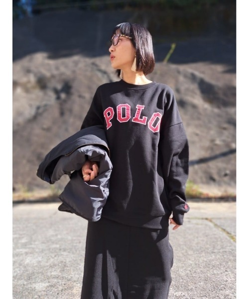 POLO BCS（ポロ ビーシーエス）の「【POLO BCS】ロゴ刺繍スウェット（スウェット・メンズ・ブラック/ブラウン/イエロー・XL/L/M）」の13枚目の写真