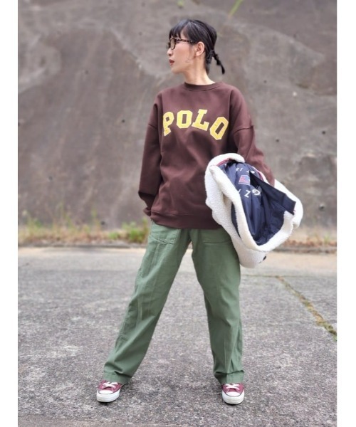 POLO BCS（ポロ ビーシーエス）の「【POLO BCS】ロゴ刺繍スウェット（スウェット・メンズ・ブラック/ブラウン/イエロー・XL/L/M）」の17枚目の写真