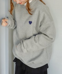 Birthday room | ハート刺繍裏起毛トレーナー/スウェットシャツ(スウェット)