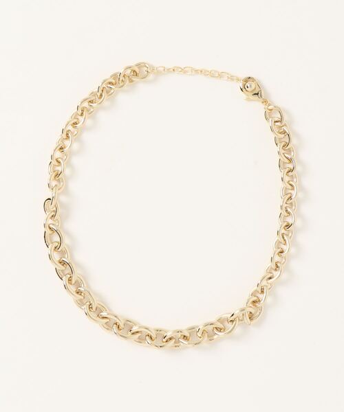 N.（N. Natural Beauty Basic）（エヌエヌナチュラルビューティーベーシック）の「ボリュームチェーンショートネックレス（ネックレス・レディース・シルバー/ゴールド・FREE）」の5枚目の写真