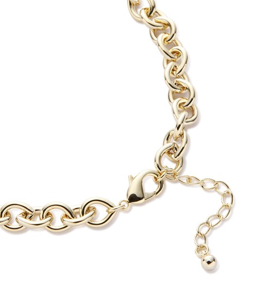 N.（N. Natural Beauty Basic）（エヌエヌナチュラルビューティーベーシック）の「ボリュームチェーンショートネックレス（ネックレス・レディース・シルバー/ゴールド・FREE）」の7枚目の写真