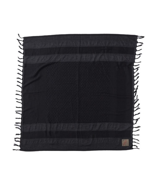 WHO'S WHO gallery（フーズフーギャラリー）の「【KOOKY'N/クーキー】BRONXアフガンストール（ストール/ショール・メンズ・ベージュ/カーキ/ブラック・FREE）」の5枚目の写真