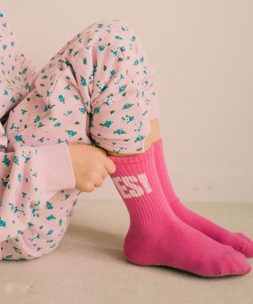 LOWRYS FARM（ローリーズファーム）の「ＬＳＢロゴソックス　174771（ソックス/靴下・キッズ・ピンク/ブルー/グリーン/ホワイト・LARGE/MEDIUM）」の4枚目の写真