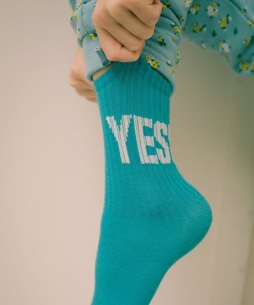 LOWRYS FARM（ローリーズファーム）の「ＬＳＢロゴソックス　174771（ソックス/靴下・キッズ・ピンク/ブルー/グリーン/ホワイト・LARGE/MEDIUM）」の3枚目の写真