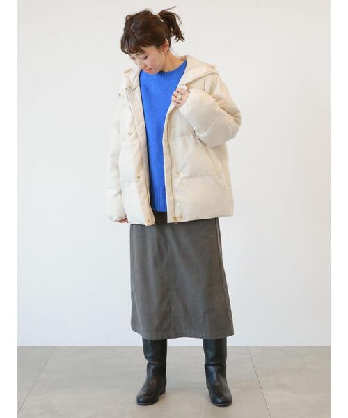 セール】中綿フードショートコート（その他アウター）｜Lugnoncure  