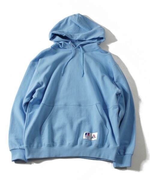 Russell Athletic（ラッセルアスレティック）の「【RUSSELL ATHLETIC × AVIREX】Women's PULL-OVER PARKA/ ウィメンズ プルオーバーパーカー（パーカー・レディース・ブルー系その他3/グレー/ブラック・F）」の12枚目の写真