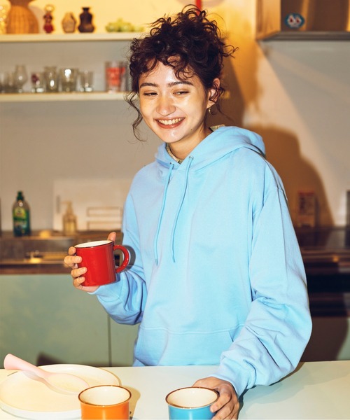 Russell Athletic（ラッセルアスレティック）の「【RUSSELL ATHLETIC × AVIREX】Women's PULL-OVER PARKA/ ウィメンズ プルオーバーパーカー（パーカー・レディース・ブルー系その他3/グレー/ブラック・F）」の13枚目の写真