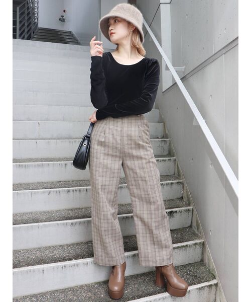 MURUA（ムルーア）の「パワショルベロアトップス（Tシャツ/カットソー・レディース・ブラック/ブルー・FREE）」の16枚目の写真