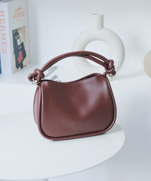 Kastane（カスタネ）の「【新色追加】ワンハンドルミニBAG（ハンドバッグ・レディース・シルバー/ブラック/ブラウン/レッド/アイボリー/サックスブルー・FREE）」の16枚目の写真