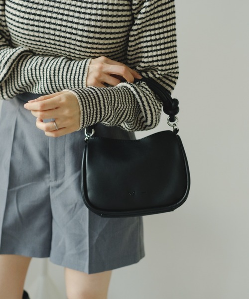 Kastane（カスタネ）の「【新色追加】ワンハンドルミニBAG（ハンドバッグ・レディース・シルバー/ブラック/ブラウン/レッド/アイボリー/サックスブルー・FREE）」の21枚目の写真