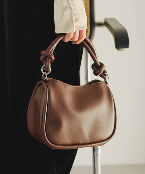 Kastane（カスタネ）の「【新色追加】ワンハンドルミニBAG（ハンドバッグ・レディース・シルバー/ブラック/ブラウン/レッド/アイボリー/サックスブルー・FREE）」の20枚目の写真