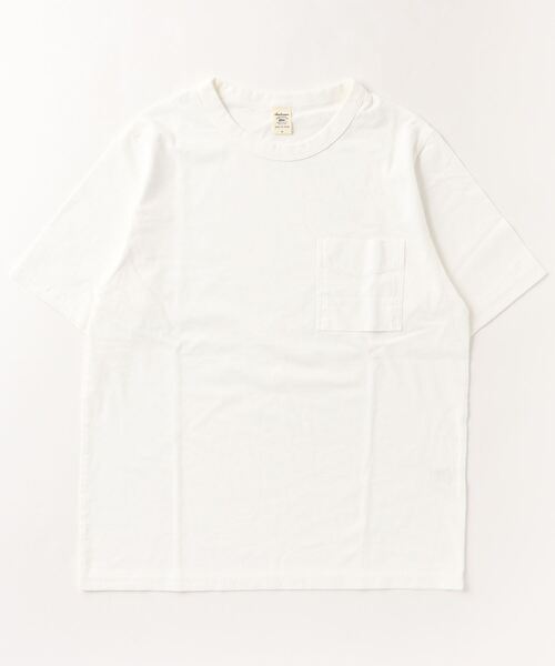 Jackman（ジャックマン）の「Pocket T-Shirt（Tシャツ/カットソー・メンズ・ホワイト/スミクロ/ピンク系その他2/ピンク系その他3/ライトグレー/ダークネイビー/ブラウン系その他2/キナリ・X-LARGE/LARGE/MEDIUM/SMALL）」の2枚目の写真