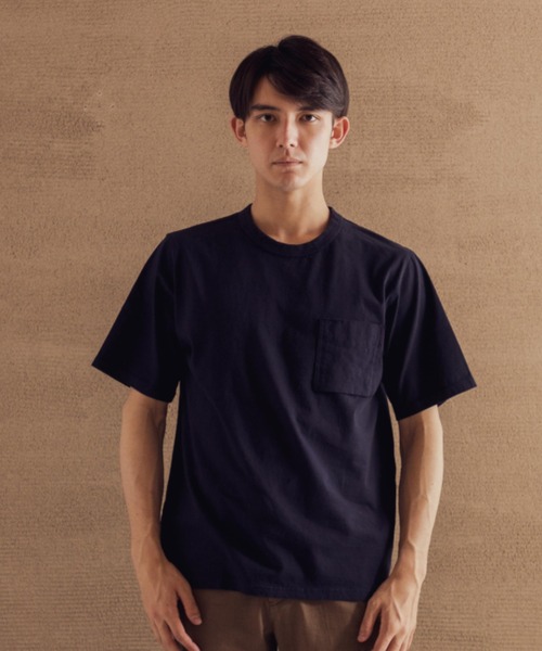 Jackman（ジャックマン）の「Pocket T-Shirt（Tシャツ/カットソー・メンズ・ホワイト/スミクロ/ピンク系その他2/ピンク系その他3/ライトグレー/ダークネイビー/ブラウン系その他2/キナリ・X-LARGE/LARGE/MEDIUM/SMALL）」の6枚目の写真