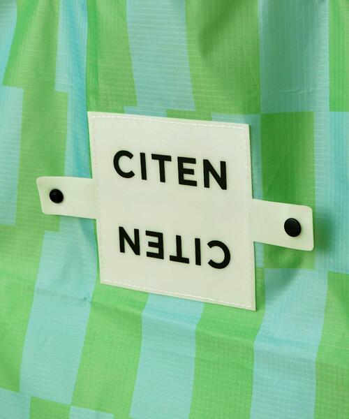 CITEN（シテン）の「＜CITEN＞くるくるパッチン ストライプ トートバッグ（エコバッグ/サブバッグ・レディース・ブラック/ケリーグリーン/コバルトブルー/ピンク・FREE）」の14枚目の写真