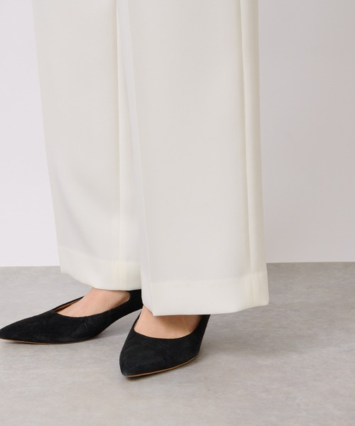 RIVE DROITE（リヴドロワ）の「上品さを兼ね備えた大人のためのワイドパンツ/ダブルクロスセミワイドパンツ（その他パンツ・レディース・ベージュ/オフホワイト・36/38）」の21枚目の写真