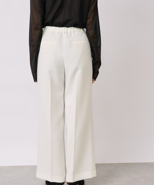 RIVE DROITE（リヴドロワ）の「上品さを兼ね備えた大人のためのワイドパンツ/ダブルクロスセミワイドパンツ（その他パンツ・レディース・ベージュ/オフホワイト・36/38）」の16枚目の写真
