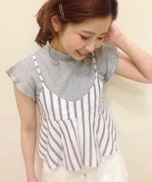 Chico | ストライプペプラムキャミ(シャツ/ブラウス)