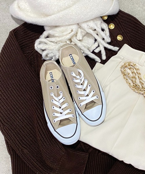 CONVERSE ALL STAR（コンバースオールスター）の「【CONVERSE】CANVAS ALL STAR COLOR OX（スニーカー・レディース・ベージュ/グレー・23.0cm/23.5cm/24.0cm/24.5cm）」の5枚目の写真