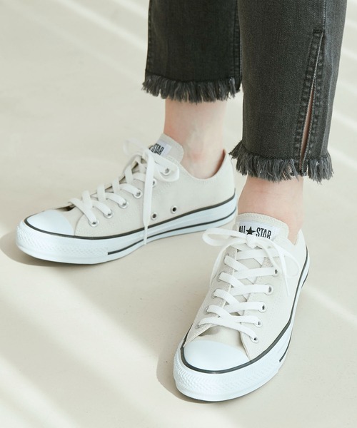 CONVERSE ALL STAR（コンバースオールスター）の「【CONVERSE】CANVAS ALL STAR COLOR OX（スニーカー・レディース・ベージュ/グレー・23.0cm/23.5cm/24.0cm/24.5cm）」の4枚目の写真