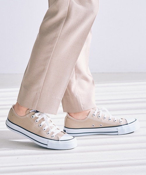 CONVERSE ALL STAR（コンバースオールスター）の「【CONVERSE】CANVAS ALL STAR COLOR OX（スニーカー・レディース・ベージュ/グレー・23.0cm/23.5cm/24.0cm/24.5cm）」の17枚目の写真