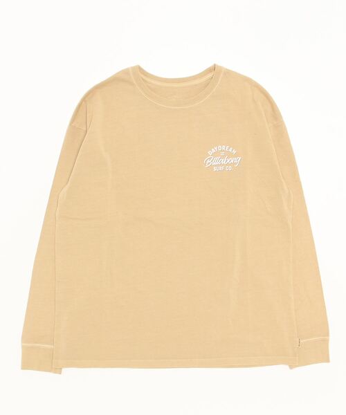 BILLABONG(ビラボン)の「BILLABONG/ビラボン ビッグシルエット/オーバーサイズ/バックプリントロンT/ロングスリーブTEE BD013-050(Tシャツ/カットソー・レディース・イエロー/ホワイト/ブラック・M/L)」の18枚目の写真